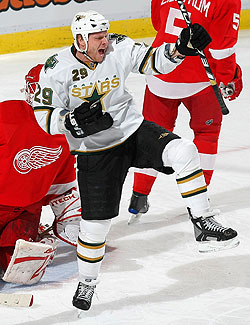 That happy feeling one gets when beating the Red Wings :D